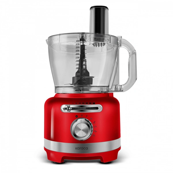 Karaca Multiblend Artisan Retro Mutfak Robotu Metalic Red