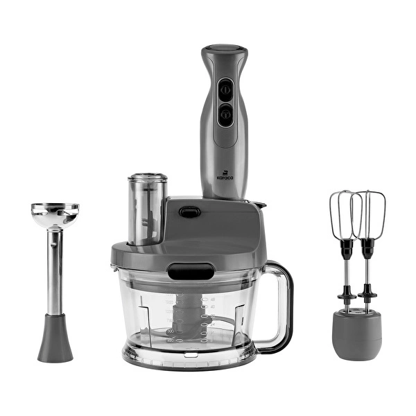 Karaca Pro-Multimax Mutfak Robotu Black Red görsel 2