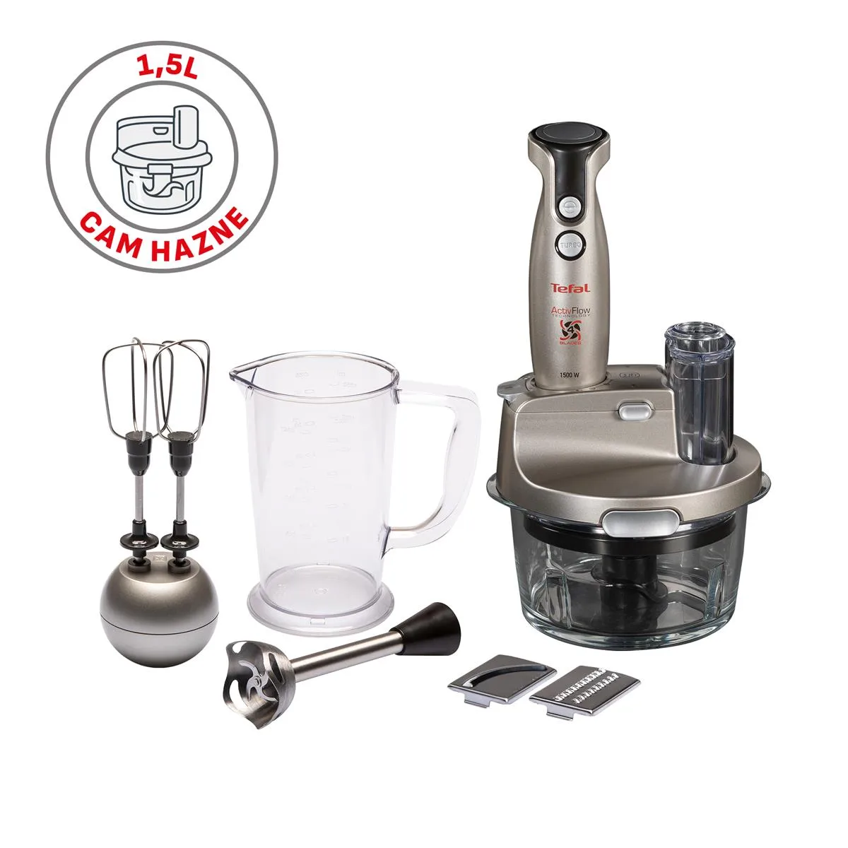 Tefal Powelix Activflow Expert 1500 W Gümüş Blender