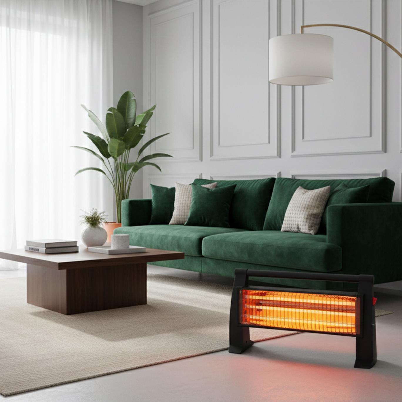Kumtel Zenon Quartz Isıtıcı 1500 Watt LX-2820 (3100QF30STR11) görsel 2