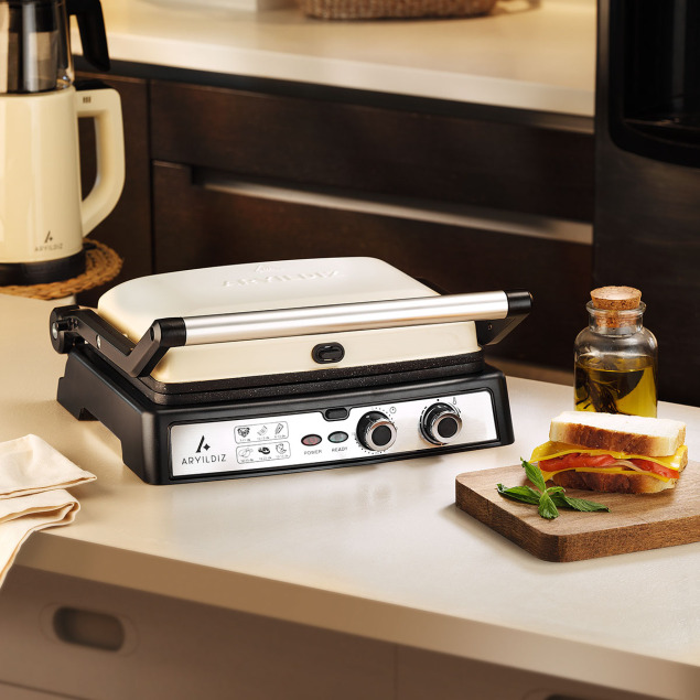 Aryıldız Multi Grill Tost Makinesi Krem 153AR256695