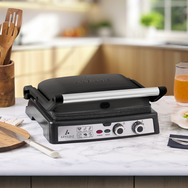 Aryıldız Multi Grill Tost Makinesi Siyah 153AR299807