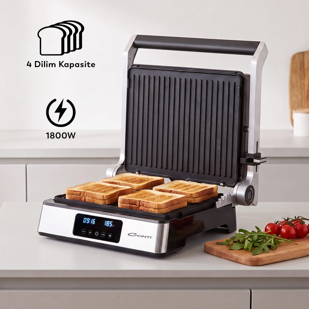 Conti CG-410 Vero Gusto Toasted Sandwich Maker görsel 2