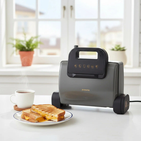 Homend Toastbuster 1362h Tost Makinesi Antrasit Gold