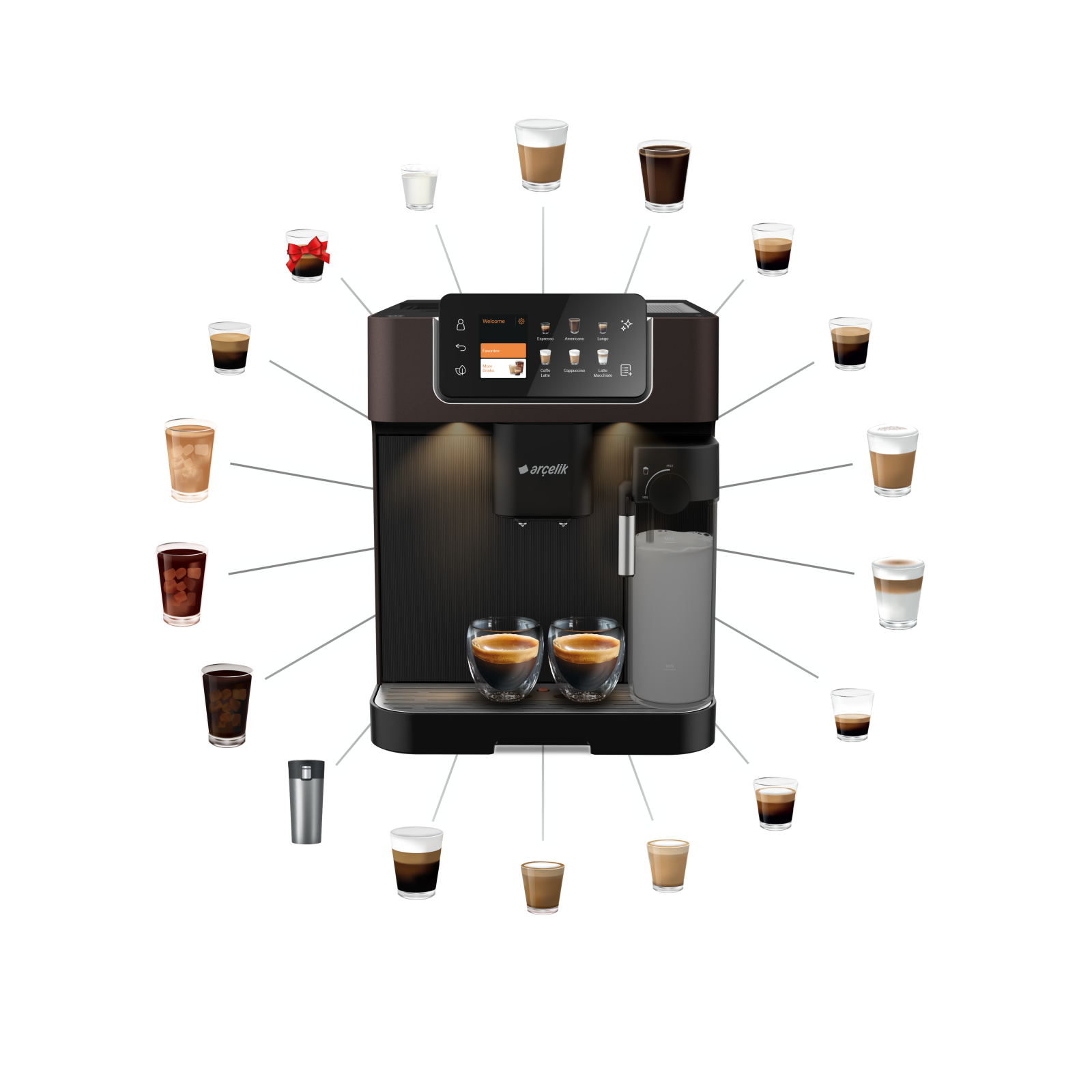 Arçelik EM 9495 Imperium Barista® görsel 5