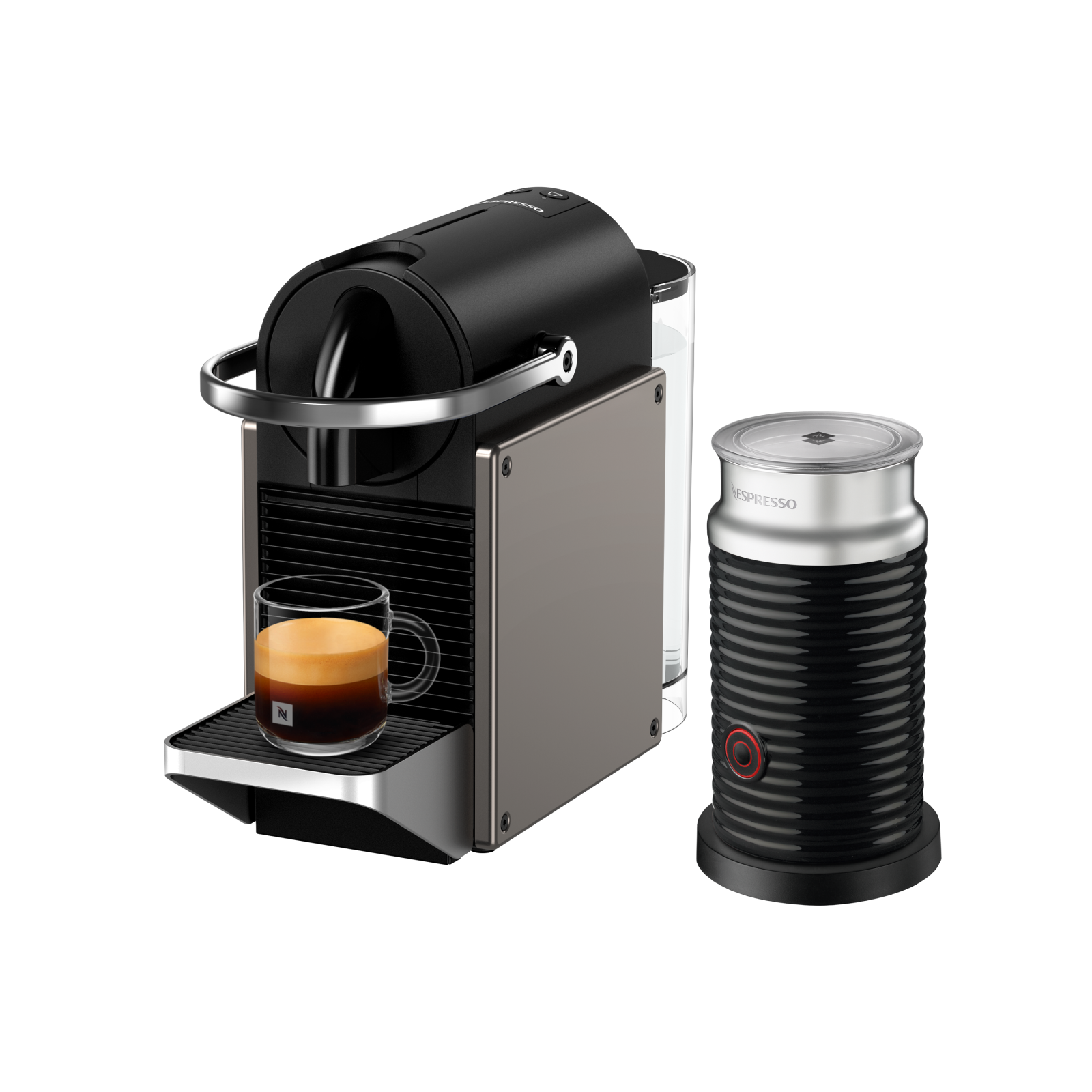 Arçelik Nespresso Pixie Titan ve Aeroccino 3