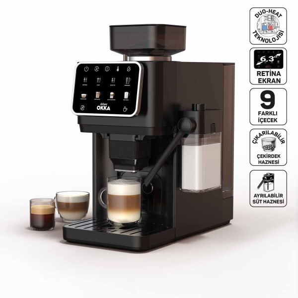 Arzum Barista Pro Otomatik Espresso Makinesi - Krom - OK0042-0500