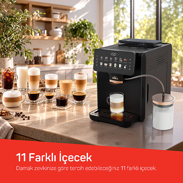 Arzum Okka Barista Neo Espresso Makinesi - Siyah görsel 3