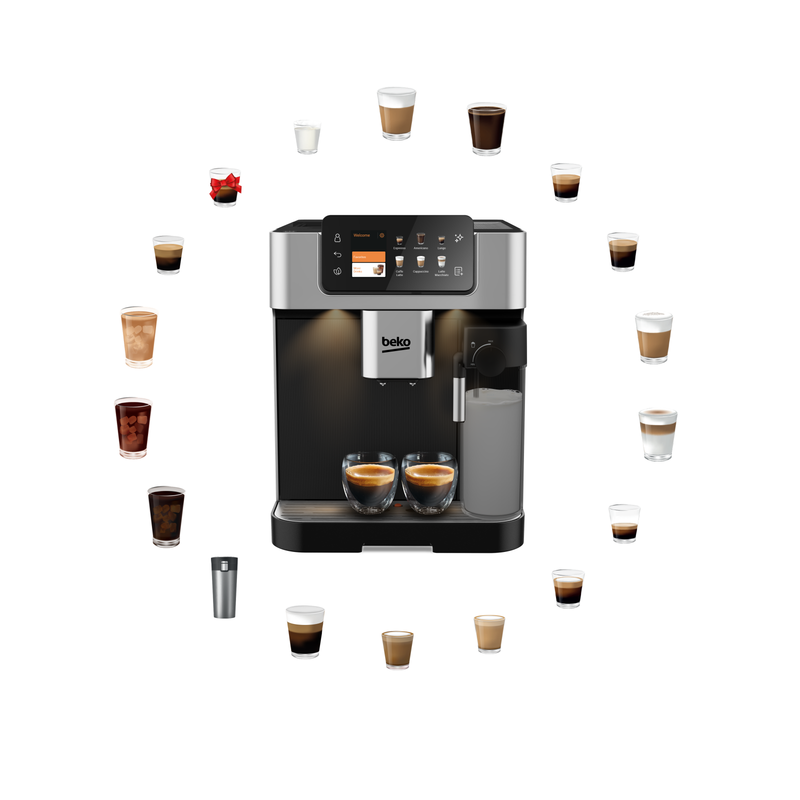 Beko CaffeExperto® CE7500+ CEG 7348 X