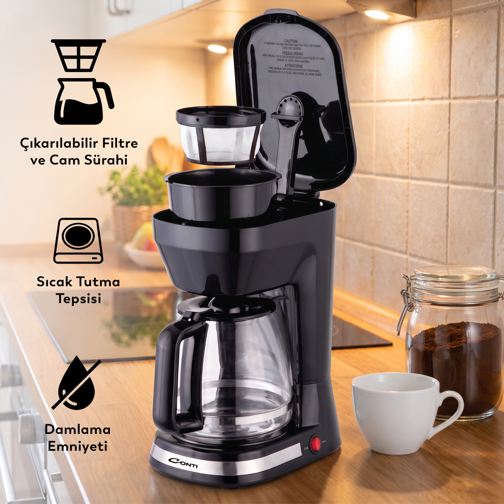 Conti CFK-300 Kafellia Filtre Kahve Makinesi görsel 2