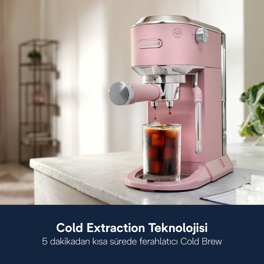 DeLonghi DEDICA DUO EC890.PK Manuel/Barista Tipi Kahve Makineleri Delonghi görsel 3