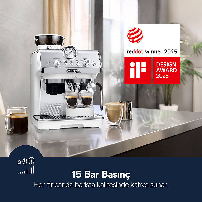 DeLonghi LA SPECIALISTA ARTE EC9155.W La Specialista DELONGHI görsel 2