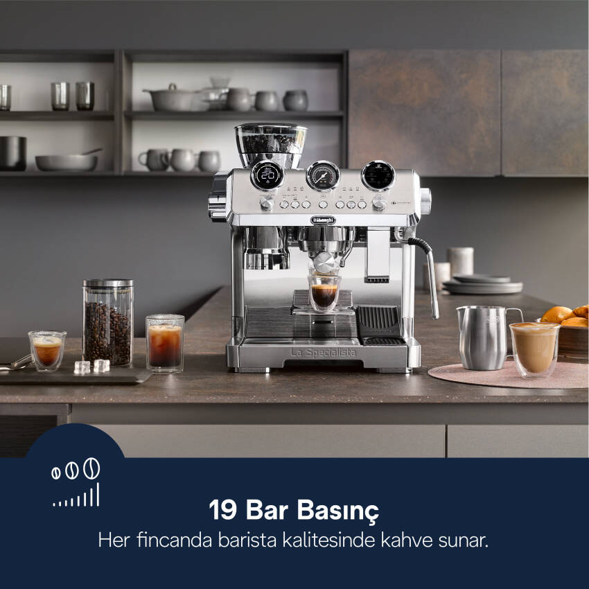 DeLonghi LA SPECIALISTA MAESTRO EC9885.M Manuel/Barista Tipi Kahve Makineleri Delonghi görsel 2