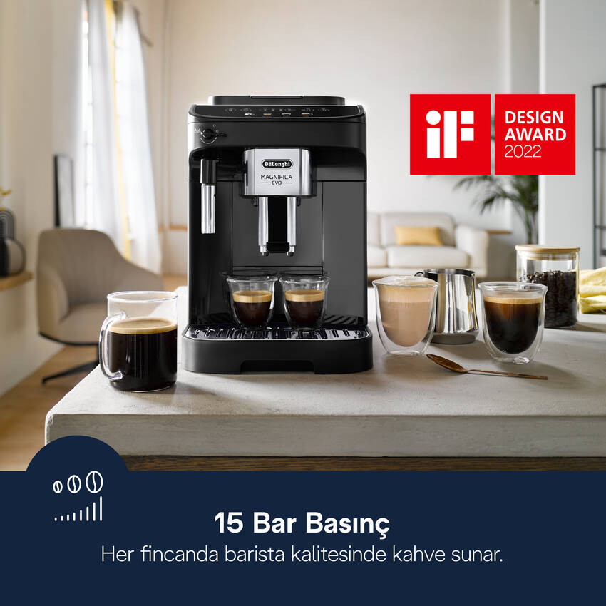 DeLonghi MAGNIFICA EVO ECAM290.21.B Otomatik Kahve Makineleri Delonghi görsel 2