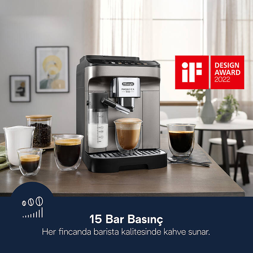DeLonghi MAGNIFICA EVO ECAM290.83.TB TAM OTO Magnifica S Smart DELONGHI görsel 2