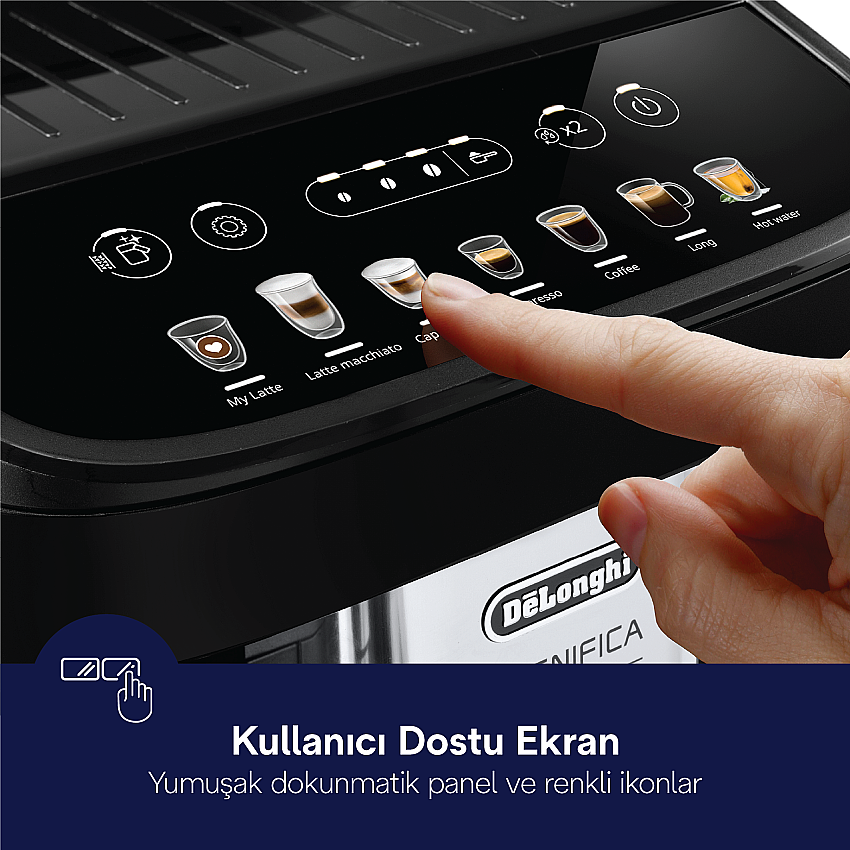 DeLonghi MAGNIFICA EVO ECAM292.81.B TAM OTO Magnifica DELONGHI görsel 3
