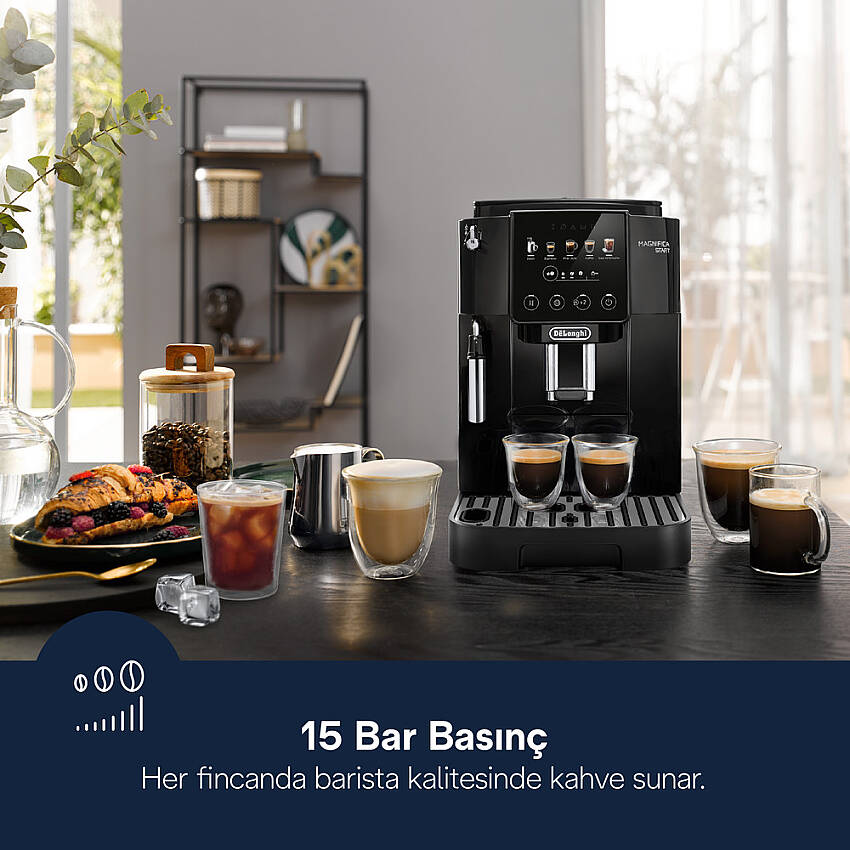 DeLonghi MAGNIFICA START POP ECAM220.51.B TAM OTO Otomatik Kahve Makineleri DELONGHI görsel 2