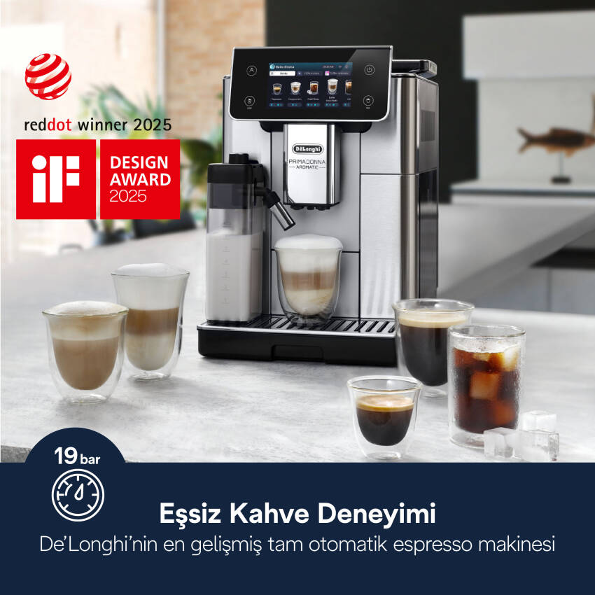 DeLonghi PRIMADONNA AROMATIC ECAM630.75.TSM PrimaDonna Elite Delonghi görsel 2