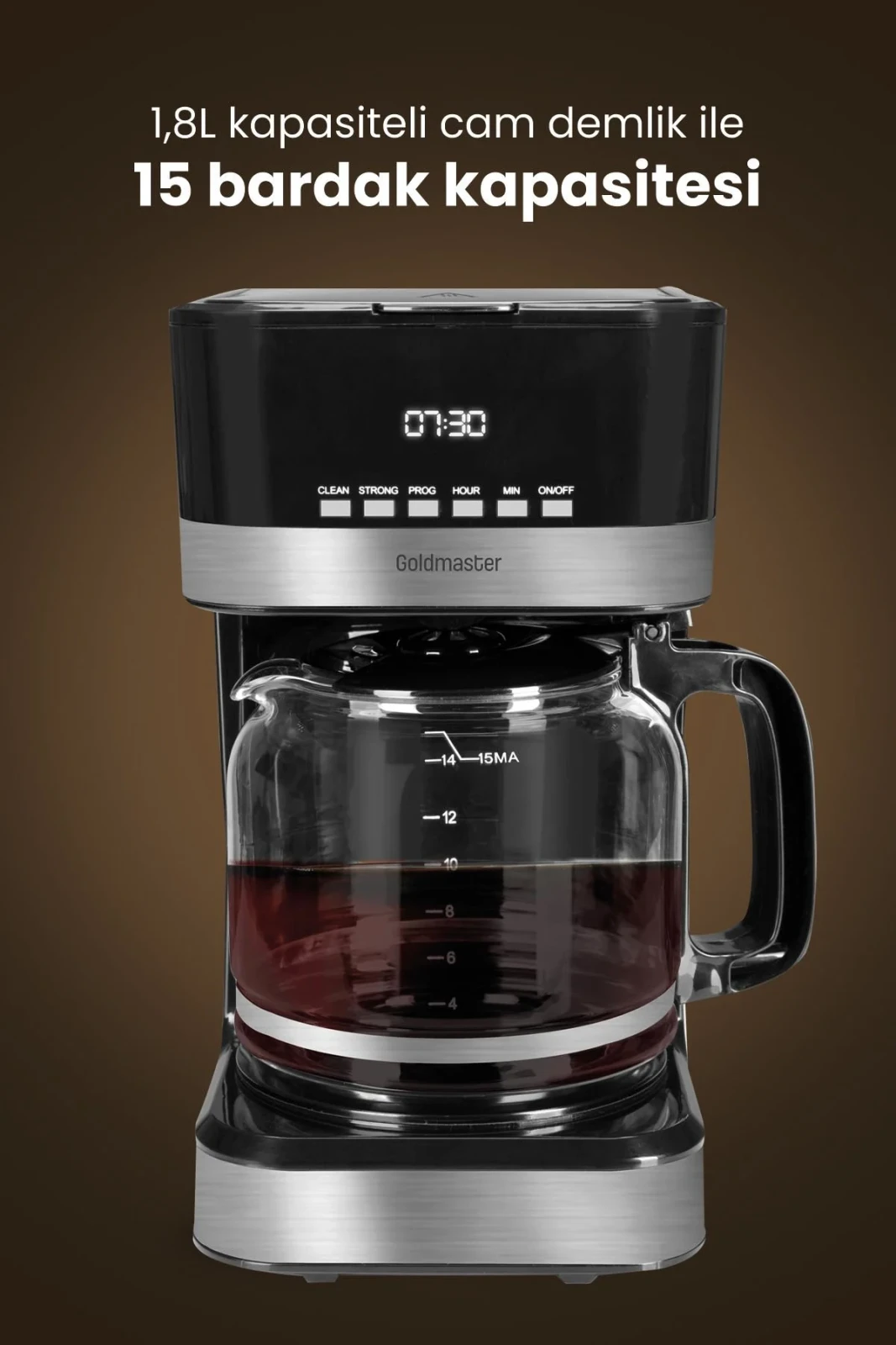 Goldmaster Hazz Gm 7357 Filtre Kahve Makinesi görsel 2