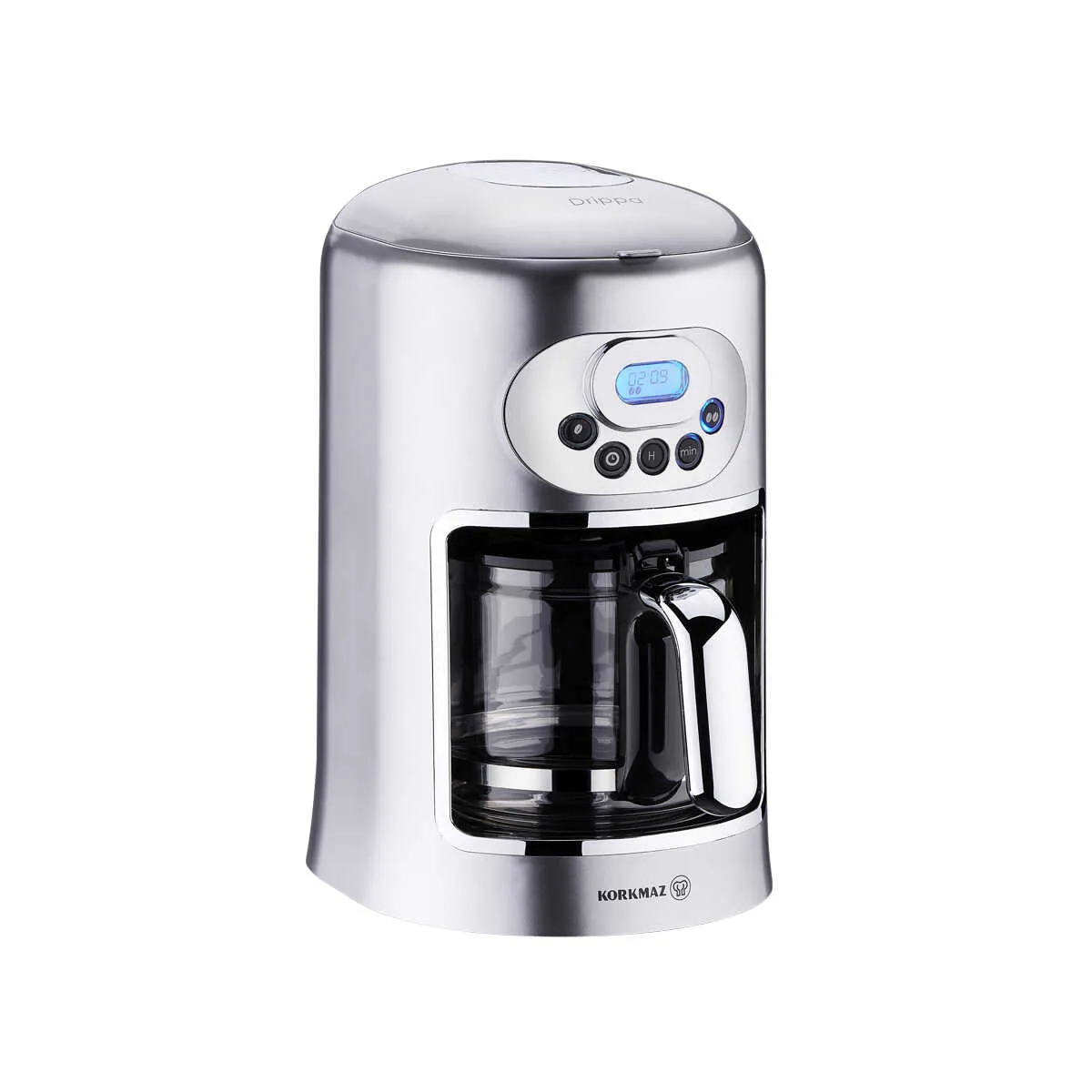 Korkmaz Drippa Lcdli Inox Filtre Kahve Makinesi A866-02 görsel 2