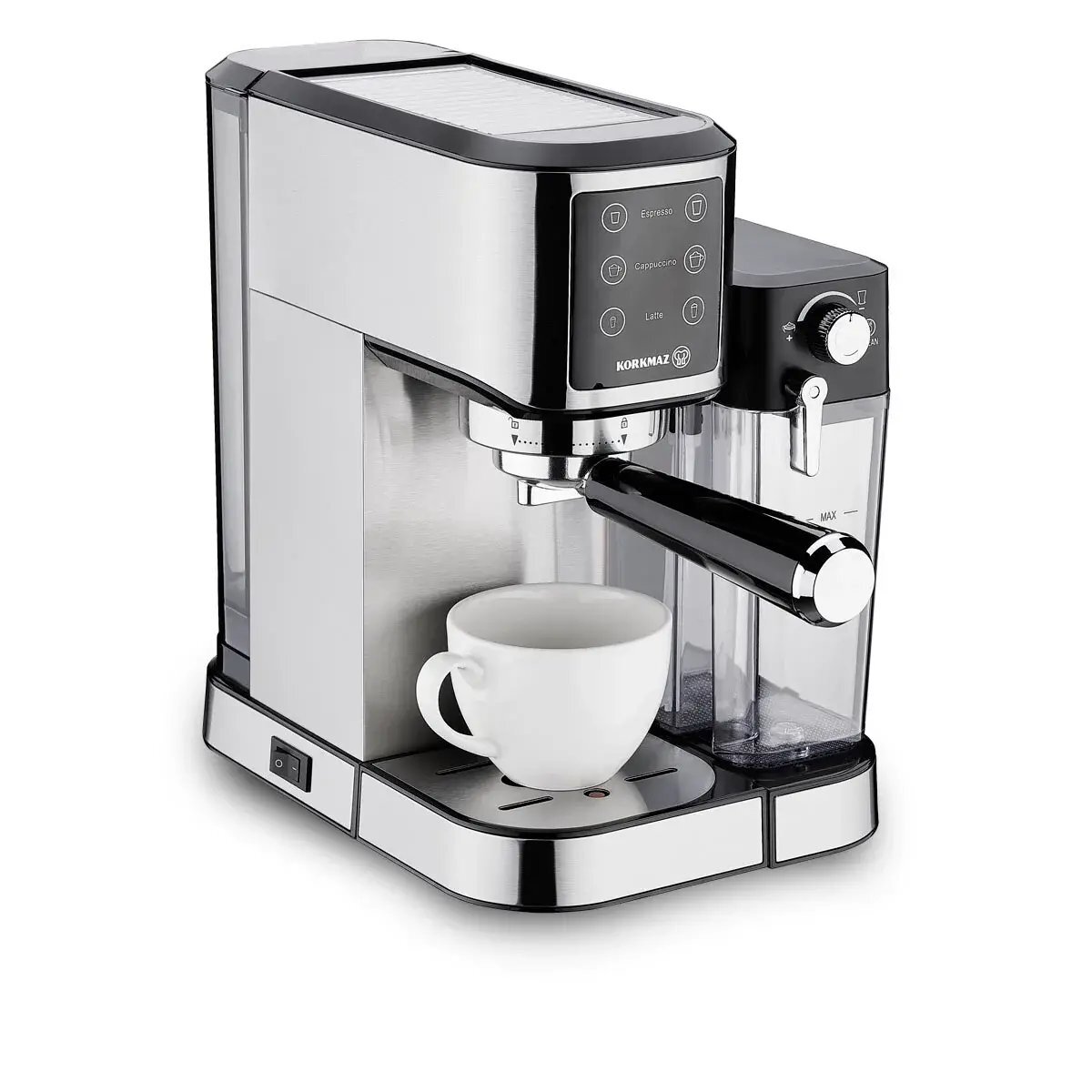 Korkmaz Java Plus Süt Hazneli Espresso Kahve Makinesi A982 görsel 2