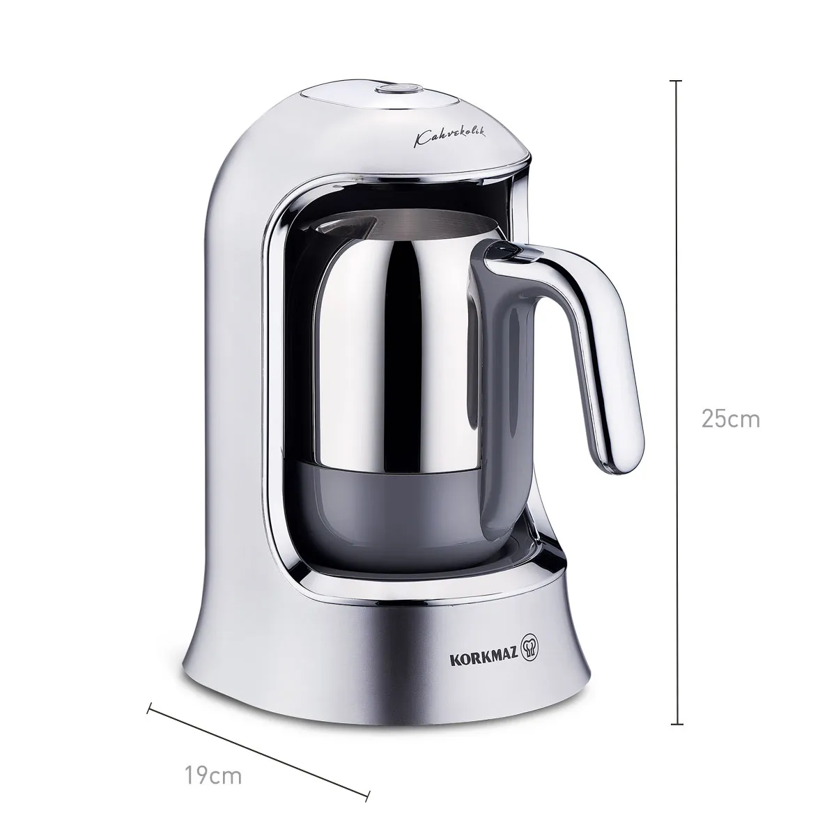 Korkmaz Kahvekolik Otomatik Kahve Makinesi Inox A860-13 görsel 2