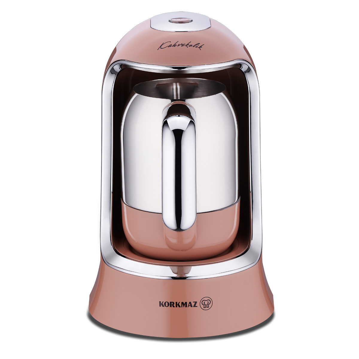 Korkmaz Kahvekolik Otomatik Kahve Makinesi Mocha Krom A860-17
