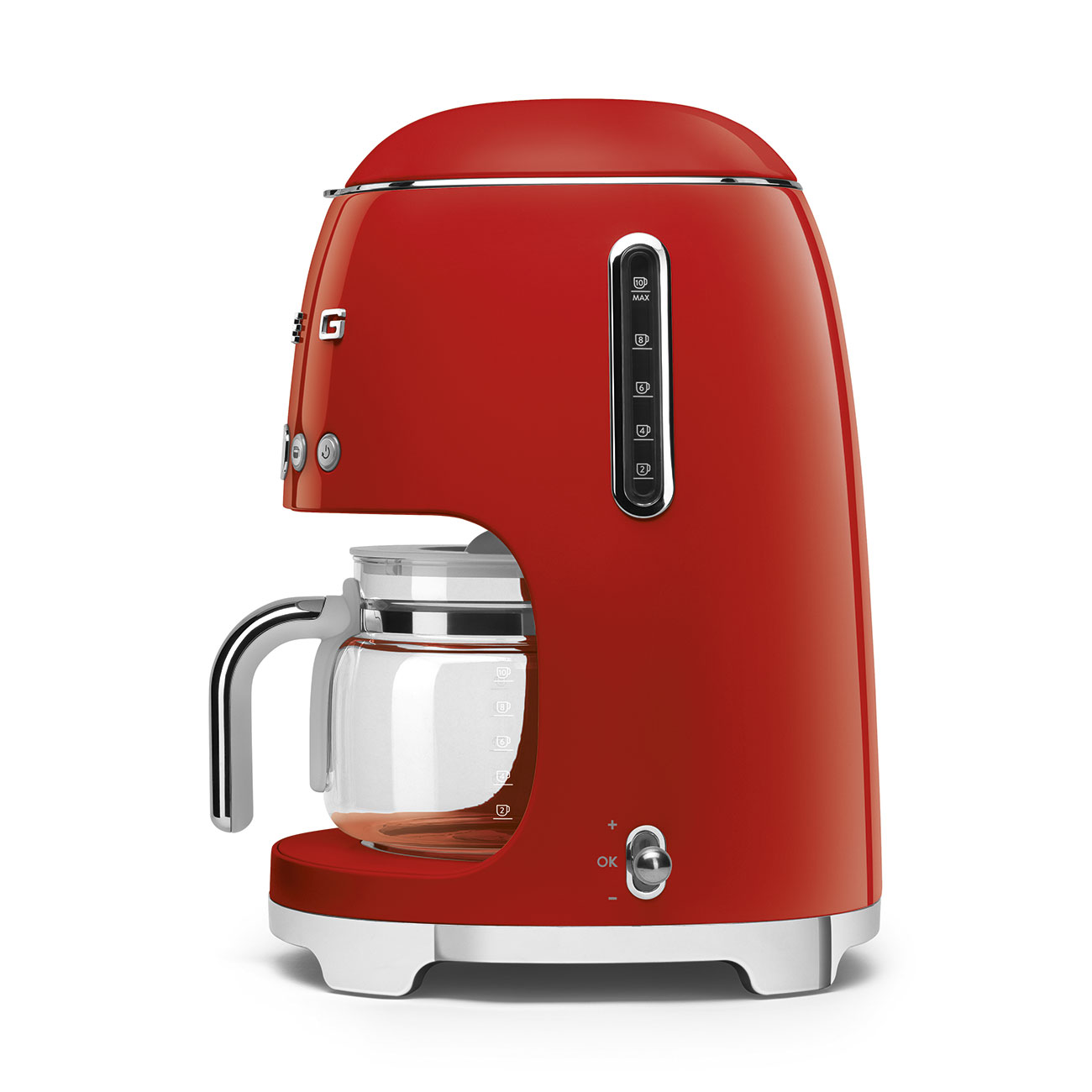 Smeg Damla Filtre Kahve Makinesi Kırmızı DCF02RDEU görsel 2