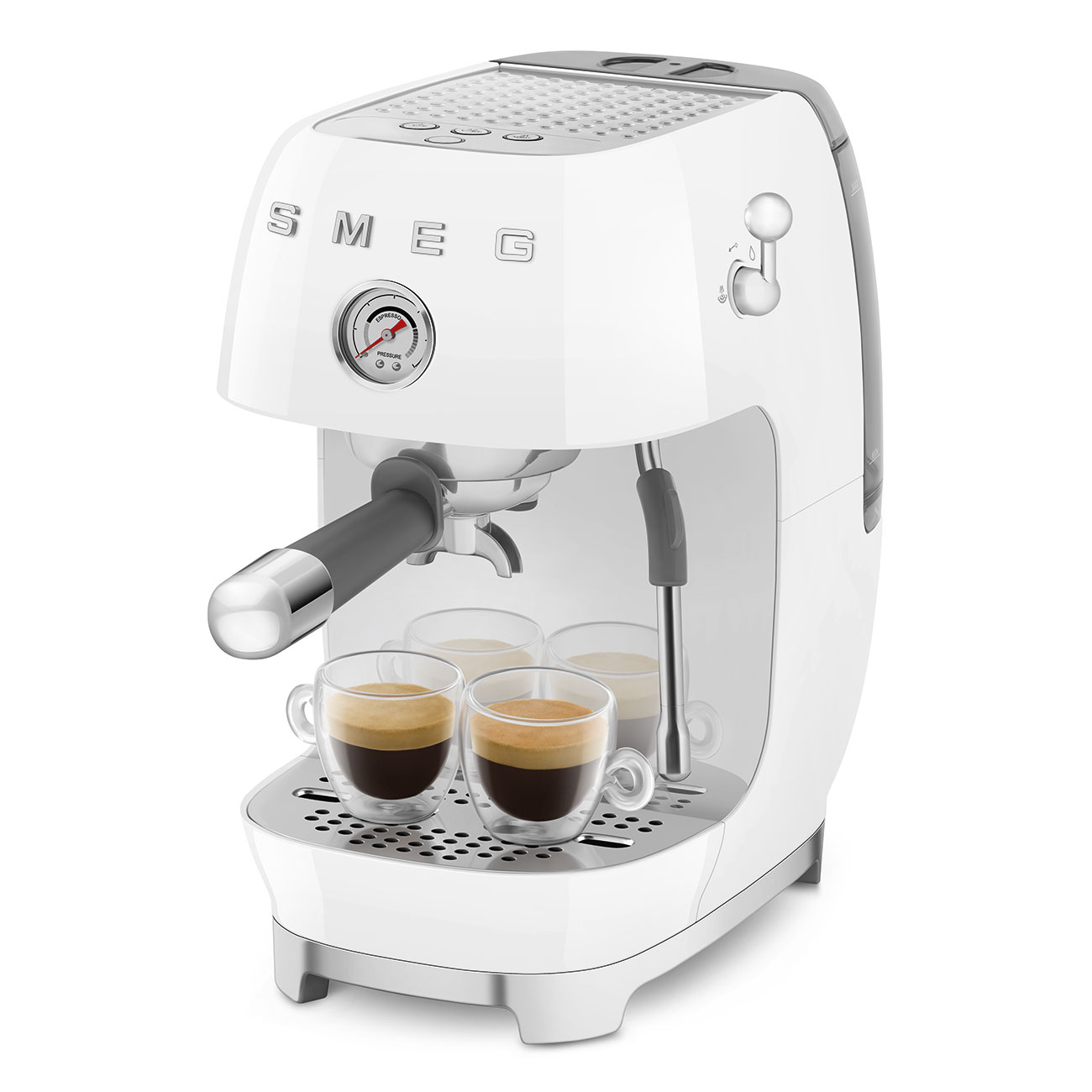 Smeg Espresso Kahve Makinesi Beyaz ECF03WHEU görsel 2