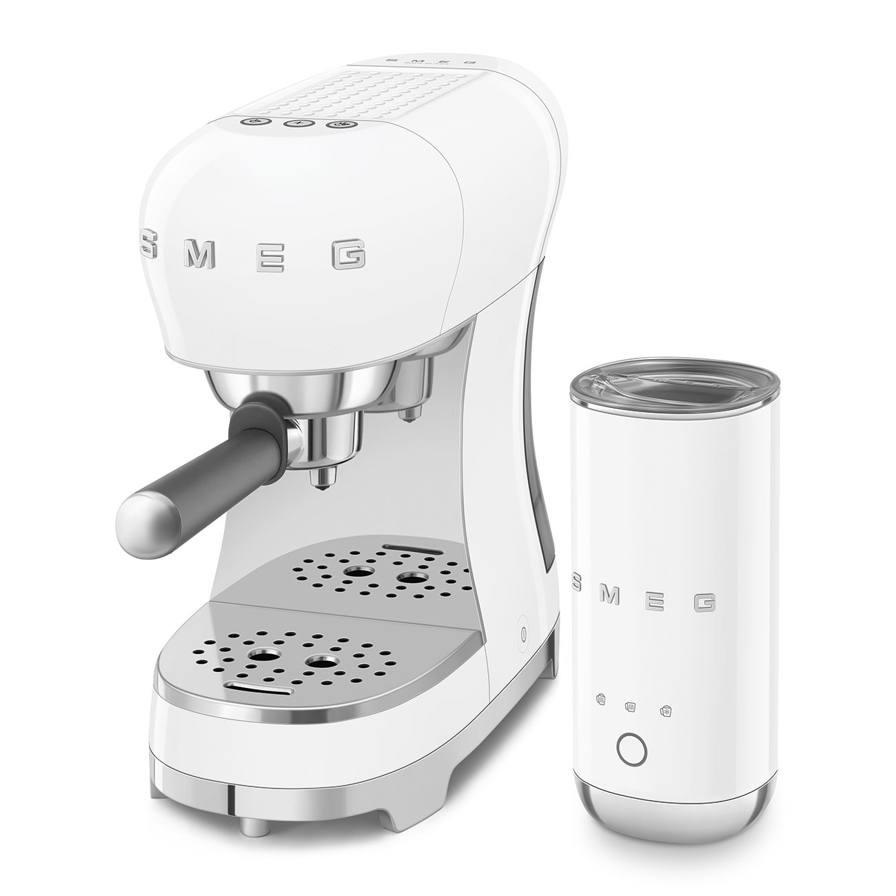 Smeg Espresso Kahve Makinesi Beyaz ECF12WHEU görsel 2