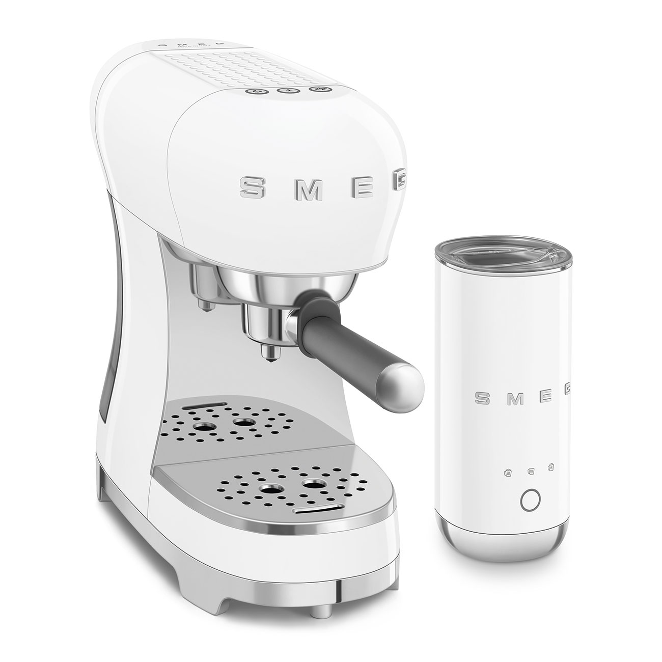 Smeg Espresso Kahve Makinesi Beyaz ECF12WHEU görsel 3