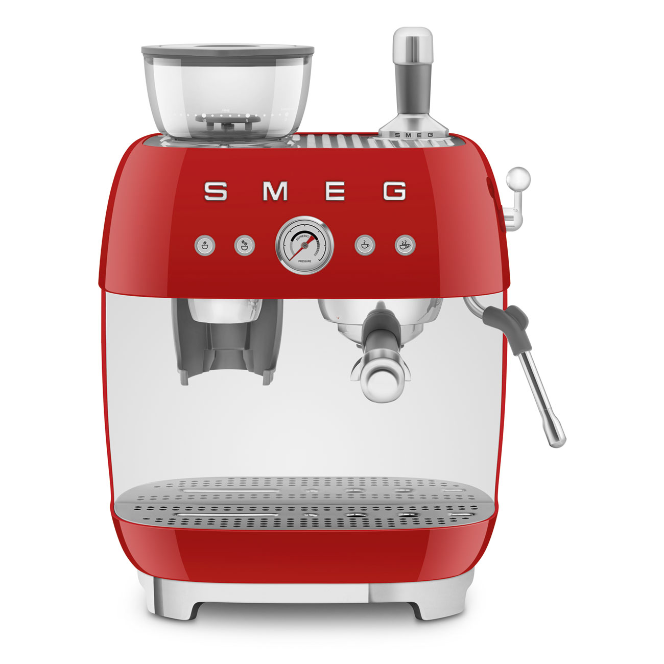 Smeg Espresso Kahve Makinesi Kırmızı EGF03RDEU