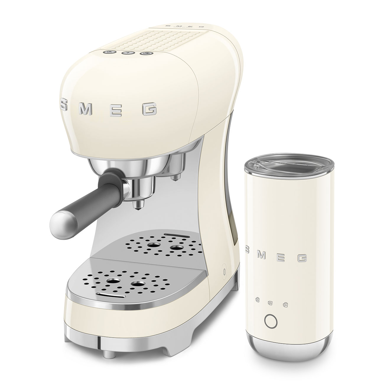 Smeg Espresso Kahve Makinesi Krem ECF12CREU görsel 2