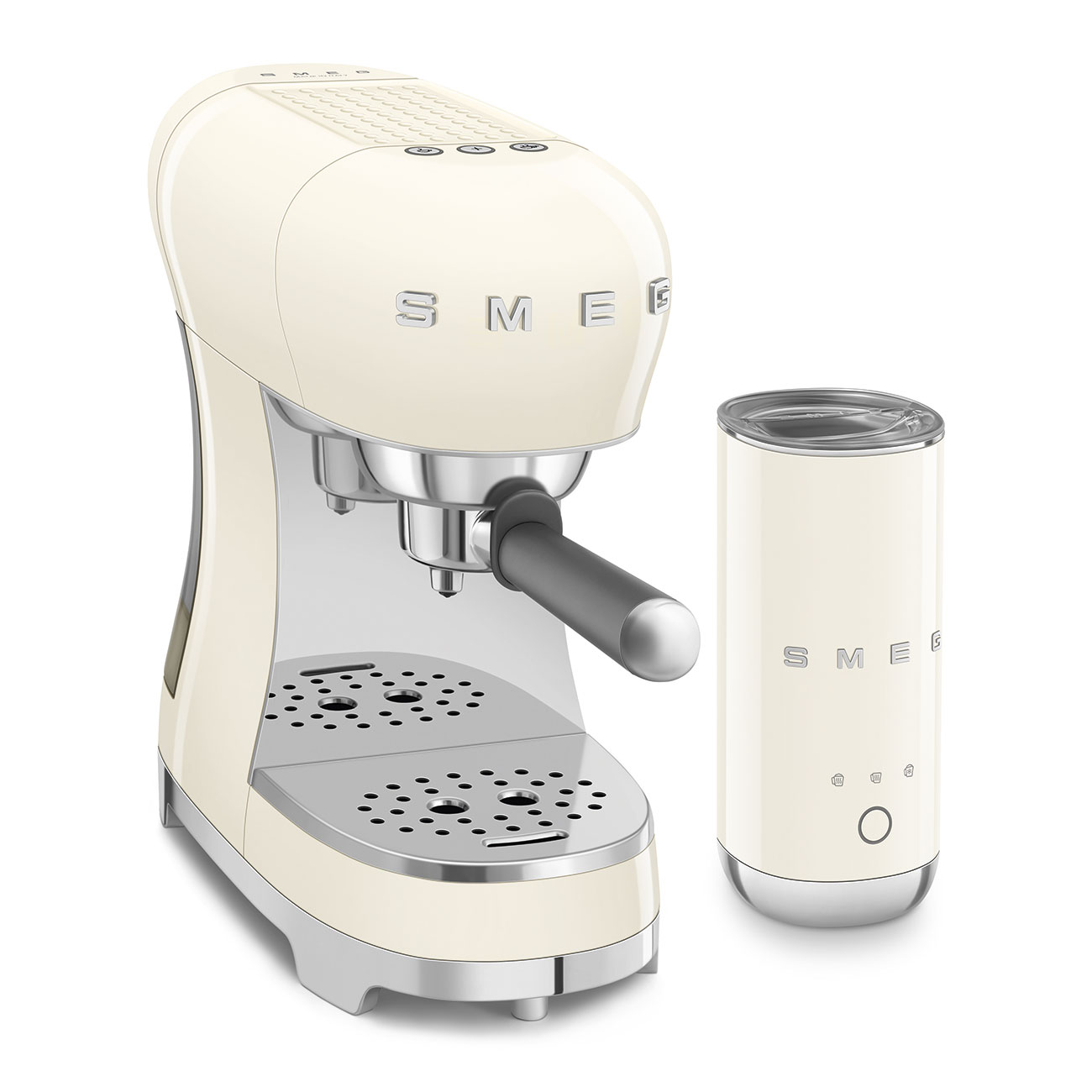 Smeg Espresso Kahve Makinesi Krem ECF12CREU görsel 3