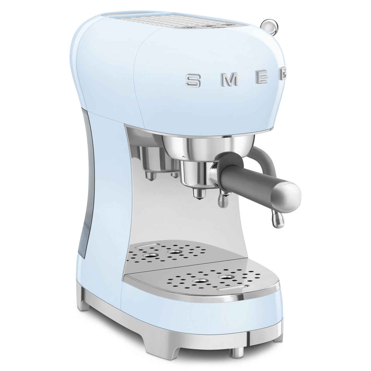 Smeg Espresso Kahve Makinesi Pastel mavi ECF02PBEU görsel 3