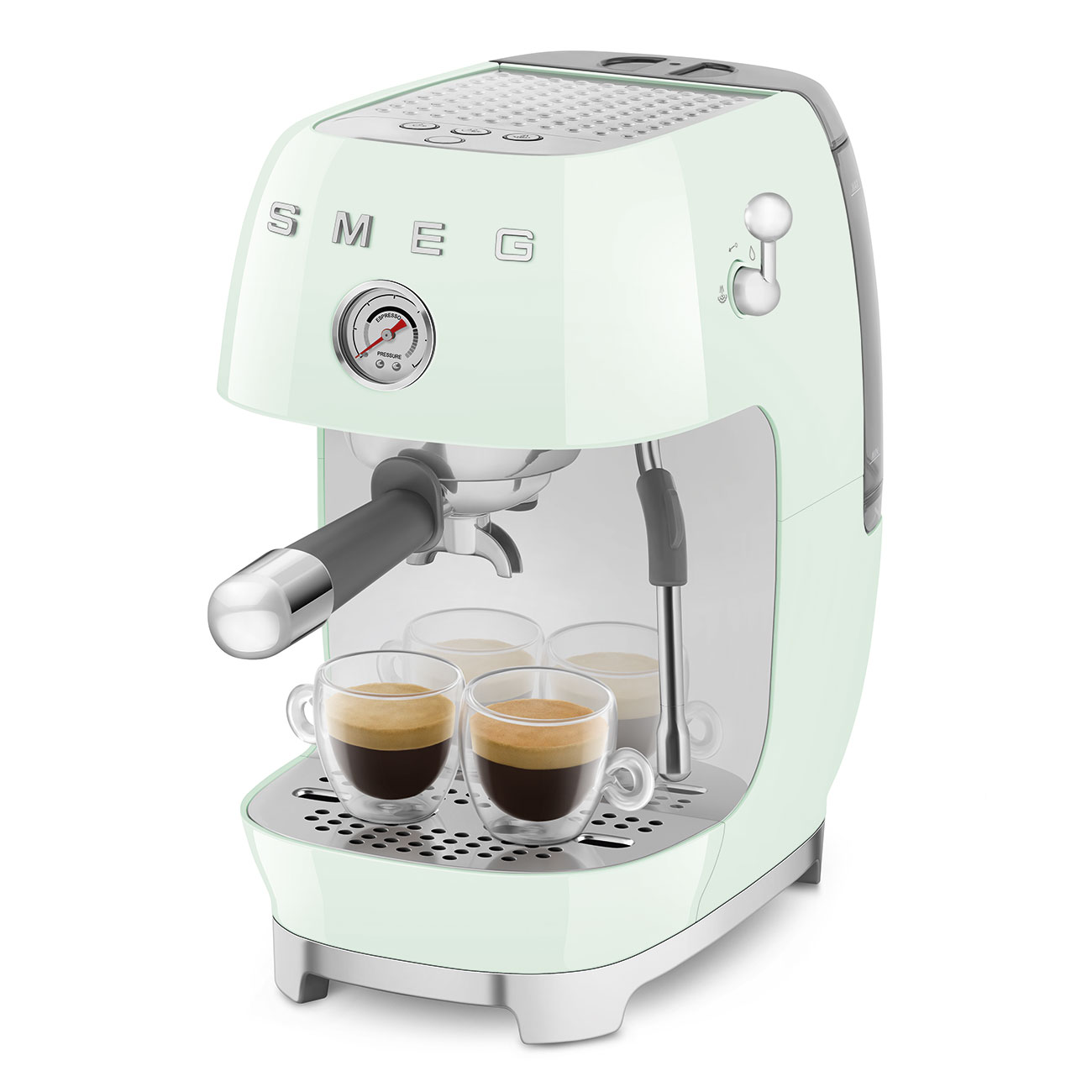 Smeg Espresso Kahve Makinesi Pastel yeşil ECF03PGEU görsel 2