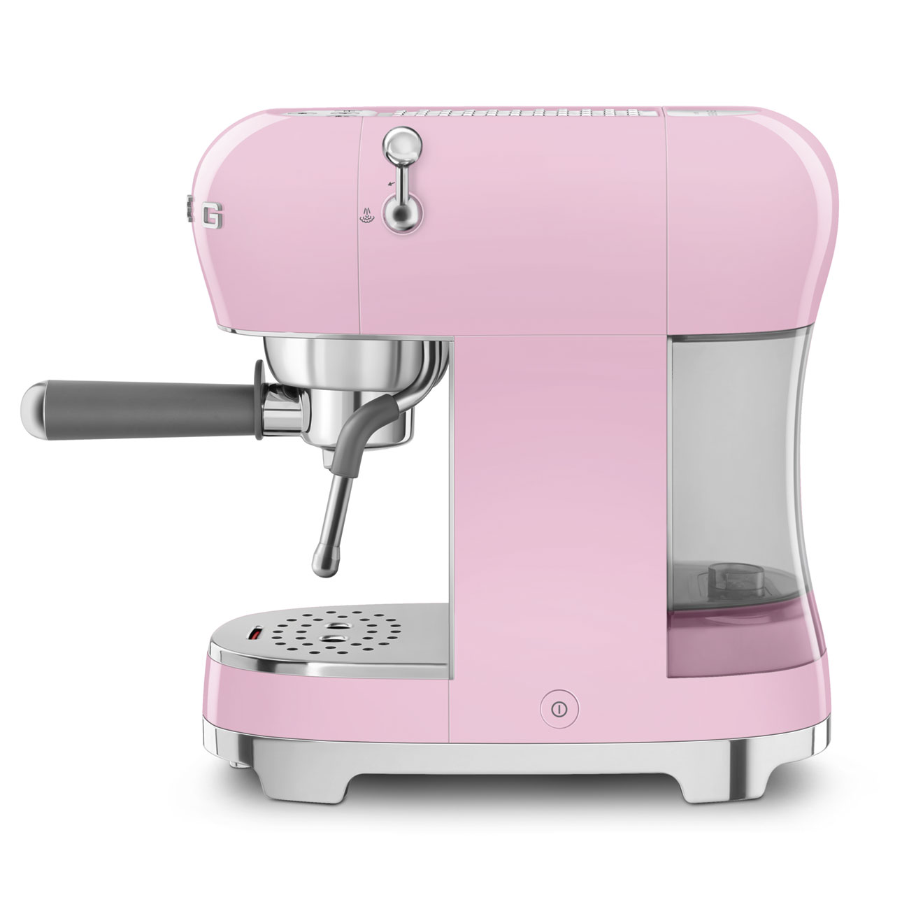 Smeg Espresso Kahve Makinesi Pembe ECF02PKEU görsel 2