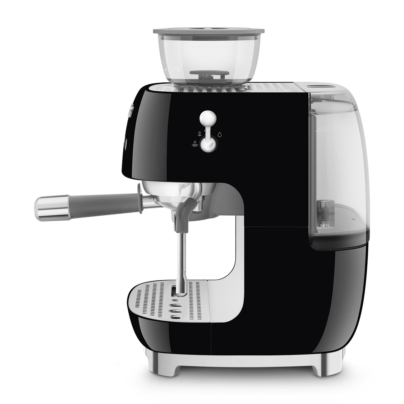 Smeg Espresso Kahve Makinesi Siyah EGF03BLEU görsel 2