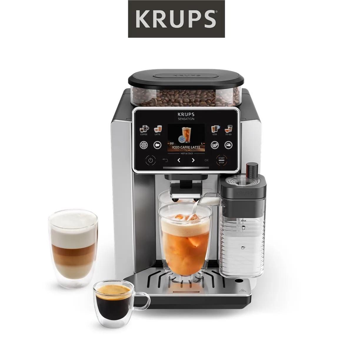 Tefal Krups Sensation Elite Hot & Cold Tam Otomatik Espresso Kahve Makinesi