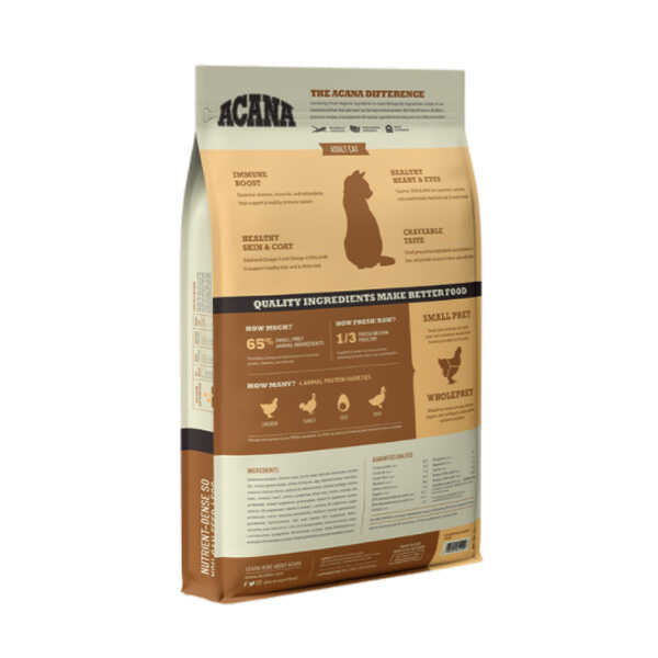 Acana Homestead Harvest Tavuklu ve Hindili Yetişkin Kedi Maması 1,8 kg görsel 2