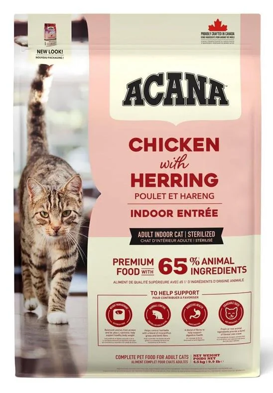 Acana Indoor Entree Tavuk Ve Hindili Kısırlaştırılmış Kedi Maması 340 gr