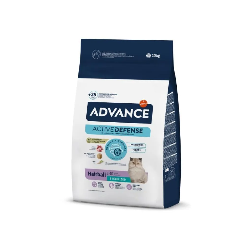 Advance Kısırlaştırılmış Hairball Hindili 10 kg