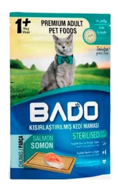 Bado Kısırlaştırılmış Somonlu 85 gr