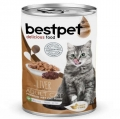 Bestpet Ciğerli Parça Etli Ve Soslu Yetişkin 400 gr