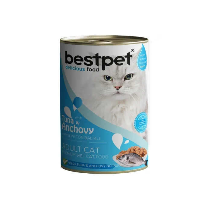Bestpet Gravy Parça Ton ve Hamsili 400 gr