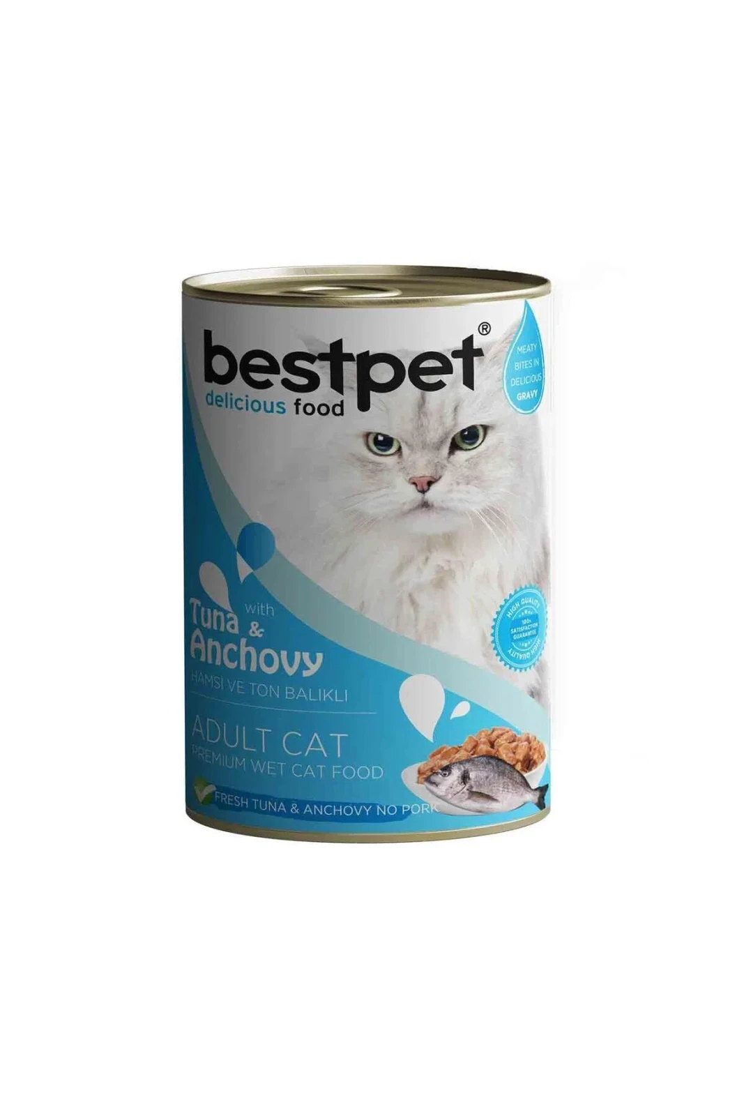 Bestpet Ton Balıklı Ve Hamsili Yetişkin 400 gr