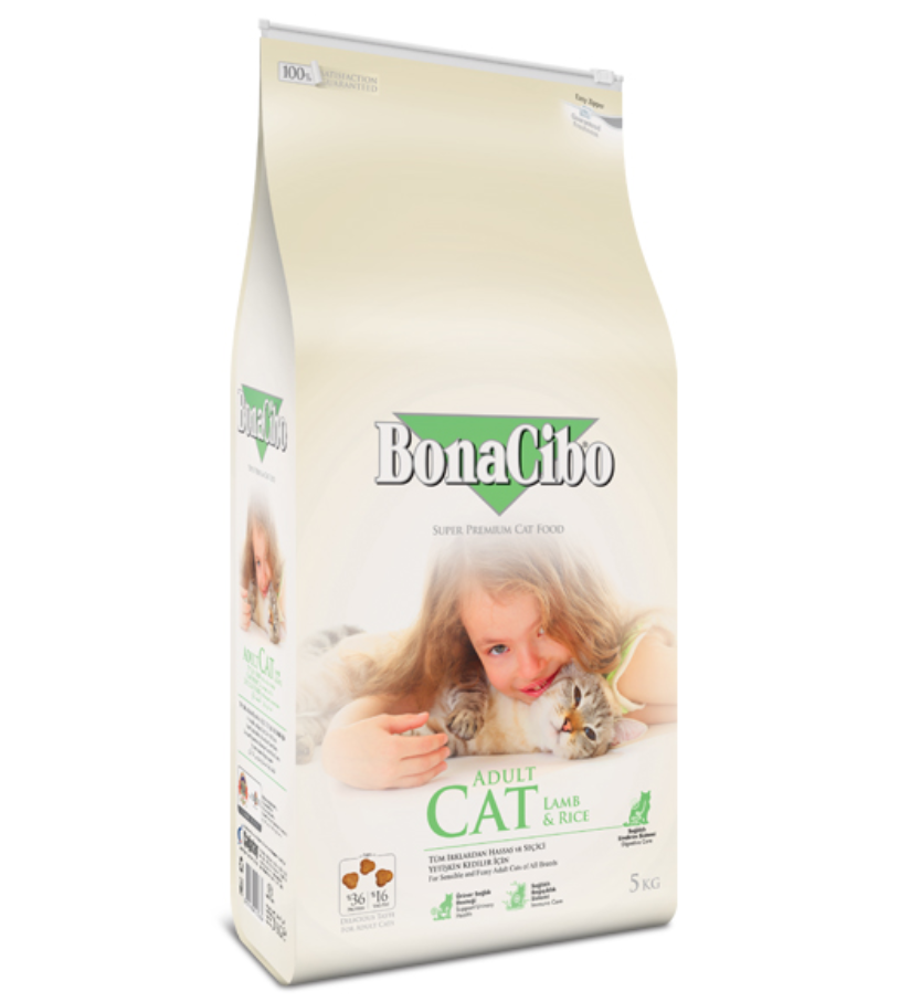 Bonacibo Adult Kuzu Etli ve Pirinçli 5 kg