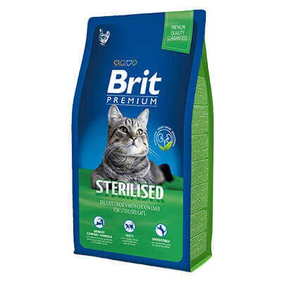 Brit Premium Sterilised Tavuklu 8 kg