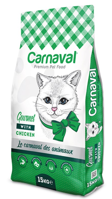 Carnaval Premium Cat Gourmet Renkli Taneli Yetişkin 15 kg