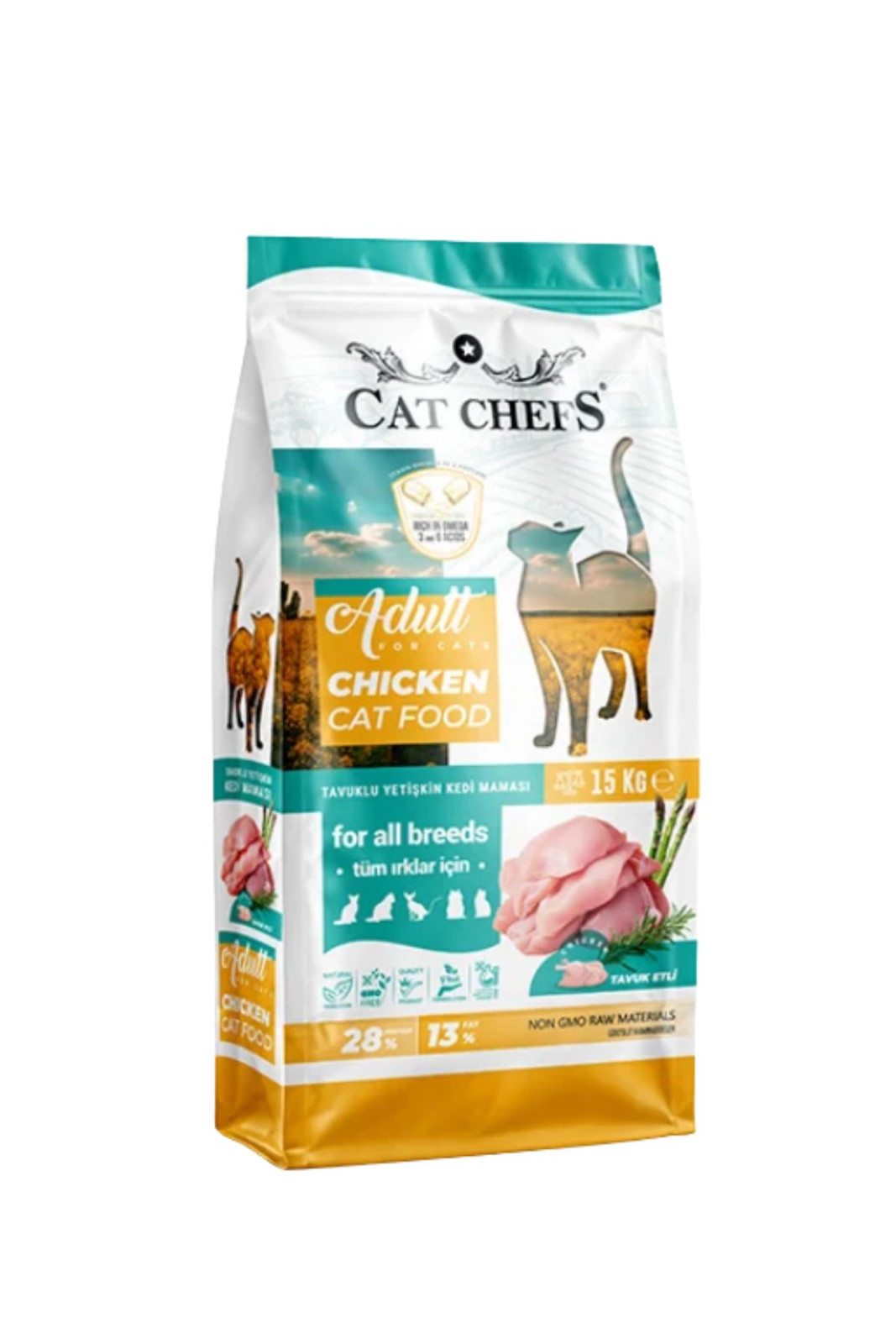 Cat Chefs Tavuklu Yetişkin 15 kg